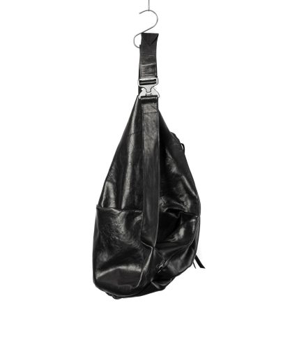 LEON EMANUEL BLANCK distortion dealer bag tasche DIS DB 01 XL horse leather black hide m 3