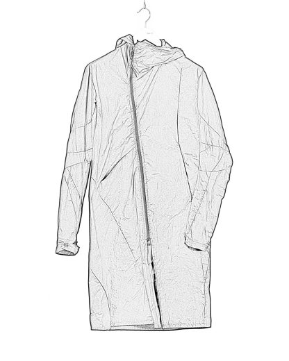LEON EMANUEL BLANCK men distortion over under coat DIS M OUC 01 herren jacke jacket mantel waxed cotton black hide m 1