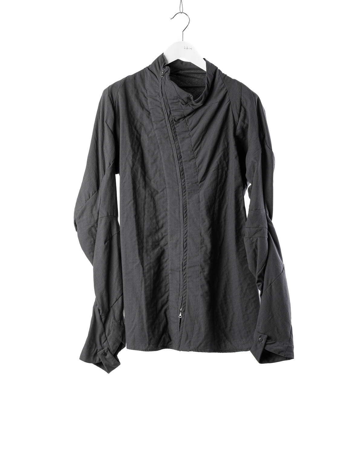 LEON EMANUEL BLANCK men distortion zipped dress shirt DIS M DS 01 herren hemd stretch cotton black hide m 2 LEON EMANUEL BLANCK men distortion zipped dress shirt DIS M DS 01 herren hemd stretch cotton black hide m 2