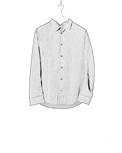 TAICHI MURAKAMI Men Inside Shirt Herren Hemd cotton black hide m 1