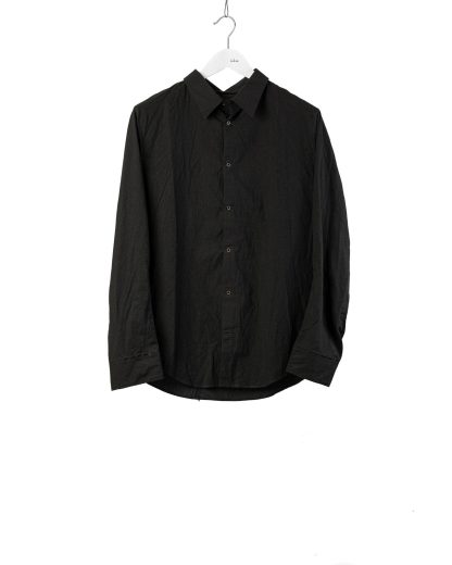 TAICHI MURAKAMI Men Inside Shirt Herren Hemd cotton black hide m 2