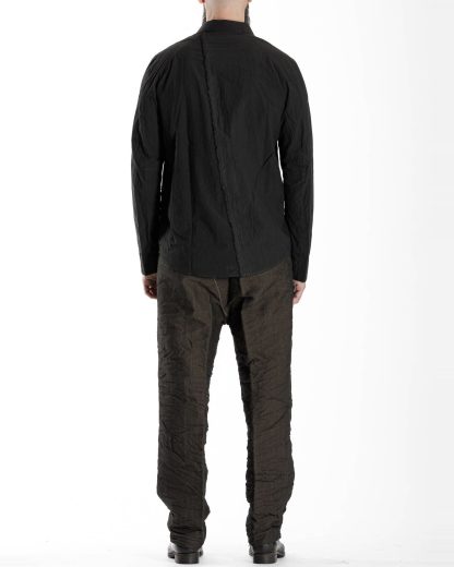TAICHI MURAKAMI Men Inside Shirt Herren Hemd cotton black hide m 5