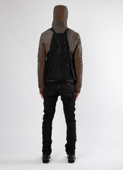 BORIS BIDJAN SABERI VEST BAG2.1 F1944 men herren cotton black hide m 6