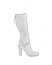 M.A Macross Maurizio Amadei SW7C46Z NUB 1.0 Women High Back Zip Heel Boot Shoe Damen Stiefel cow leather black hide m 1
