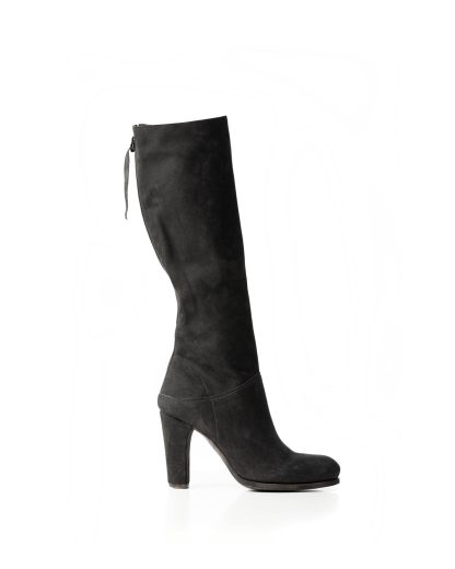 M.A Macross Maurizio Amadei SW7C46Z NUB 1.0 Women High Back Zip Heel Boot Shoe Damen Stiefel cow leather black hide m 2