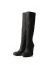 M.A Macross Maurizio Amadei SW7C46Z NUB 1.0 Women High Back Zip Heel Boot Shoe Damen Stiefel cow leather black hide m 3