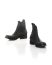 LEON EMANUEL BLANCK LEB DIS M CHELSEA 01 men distortion pointed chelsea boot herren shoe schuh stiefel wild boar leather black hide m 5