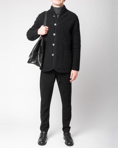 MA+ Maurizio Amadei BR231 CU15 Iron Rim Medium Doctor Bag men women herren damen tasche horse leather black hide m 13