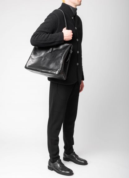 MA+ Maurizio Amadei BR231 CU15 Iron Rim Medium Doctor Bag men women herren damen tasche horse leather black hide m 14