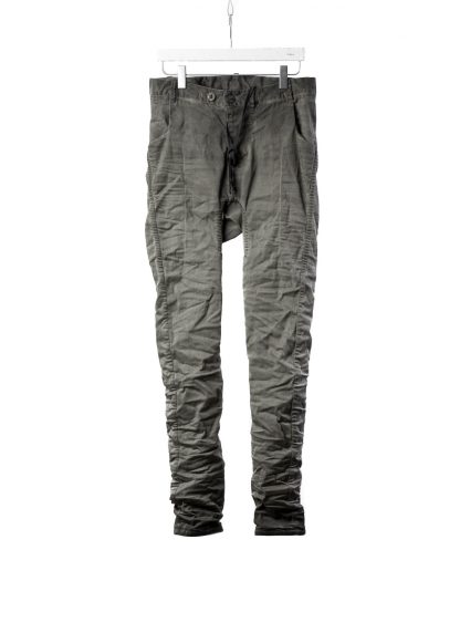 BORIS BIDJAN SABERI BBS P14 F1939 Men Pants 2h Hand Stitched Double Object Dyed Nickel Pressed 2 Tons Body Molded herren hose jeans cotton ly faded dark grey hide m 2