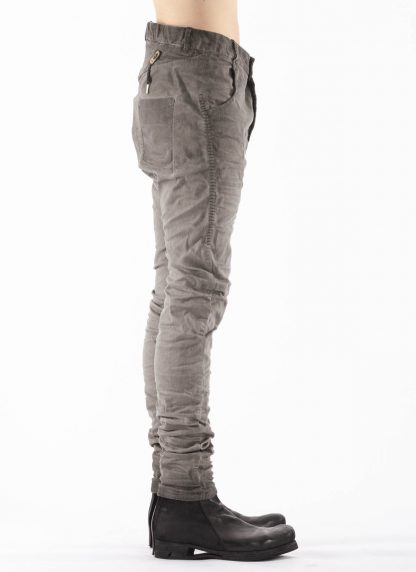 BORIS BIDJAN SABERI BBS P14 F1939 Men Pants 2h Hand Stitched Double Object Dyed Nickel Pressed 2 Tons Body Molded herren hose jeans cotton ly faded dark grey hide m 4