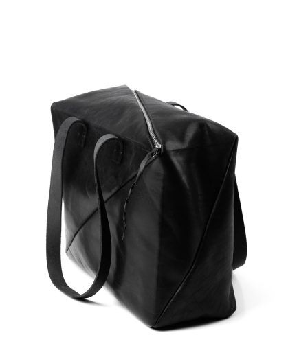 MA MAcross Maurizio Amadei Double Hand Medium Diagonal Bag BQ44 Tasche horse leather black hide m 3
