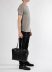 MA+ Maurizio Amadei BQ44 Double Hand Medium Diagonal Bag men women tasche horse leather black hide m 11