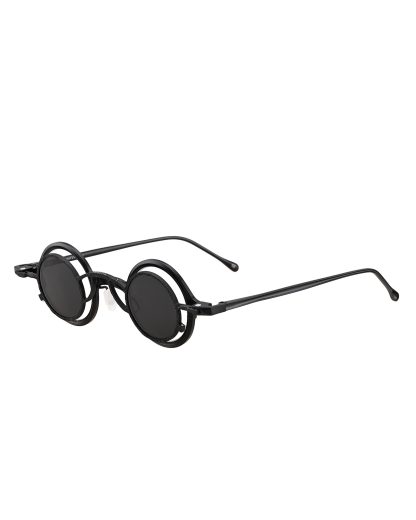 RIGARDS RG1911TI Sun Glasses Eyewear Sonnenbrille Brille titanium matte black lens dark grey clear hide m 3