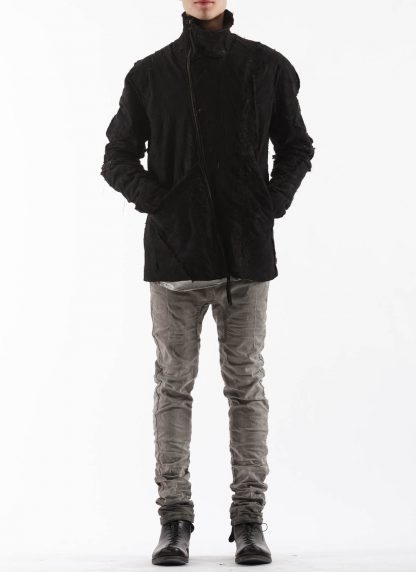 LEON EMANUEL BLANCK Men Distortion Jacket DIS M LJ SC LV 01 Exclusively genuine mink leather black hide m 5