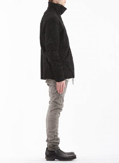 LEON EMANUEL BLANCK Men Distortion Jacket DIS M LJ SC LV 01 Exclusively genuine mink leather black hide m 6