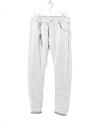 LAYER 0 Men 5 Pocket Pants 110 24 3 21 Herren Hose Trousers cotton linen light grey hide m 1