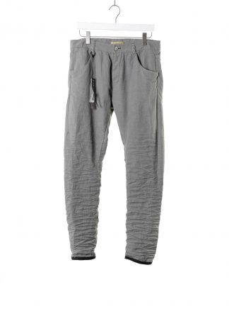 LAYER 0 Men 5 Pocket Pants 110 24 3 21 Herren Hose Trousers cotton linen light grey hide m 2