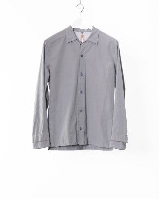LAYER 0 Men Button Shirt Herren Hemd light grey cotton hide m 1