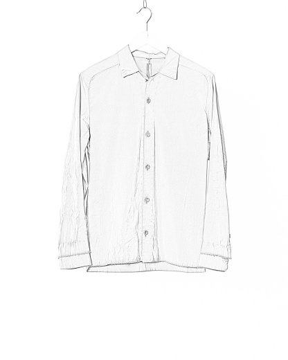 LAYER 0 Men Button Shirt Herren Hemd light grey cotton hide m 2