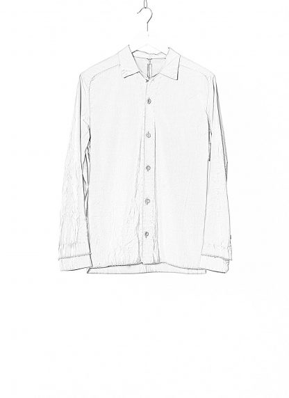 LAYER 0 Men Button Shirt Herren Hemd light grey cotton hide m 2