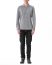 LAYER 0 Men Button Shirt Herren Hemd light grey cotton hide m 3