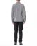 LAYER 0 Men Button Shirt Herren Hemd light grey cotton hide m 5
