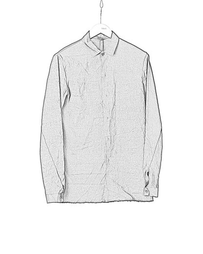 M.A Macross Maurizio Amadei Men Fitted Shirt H102 LE2 Herren Hemd Linen Em black hide m 1