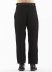 M.A Macross Maurizio Amadei Men Low Crotch 2 pocket pants P510 LWX Herren Hose waxed linen black hide m 5