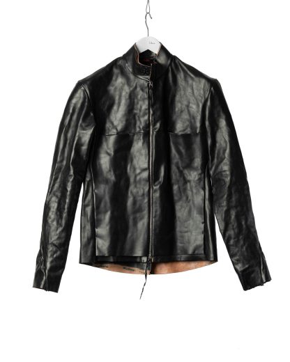 M.A Macross Maurizio Amadei Men Relaxed Biker Jacket J224Z CUF10 Herren Leder Jacke horse leather black hide m 2