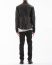 M.A Macross Maurizio Amadei Men Relaxed Biker Jacket J224Z CUF10 Herren Leder Jacke horse leather black hide m 6