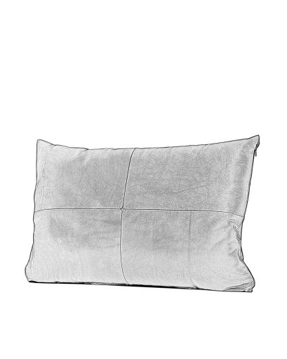 M.A Maurizio Amadei exclusive pillow case cases 40x80 kissen bezug kissenbezuge made in italy soft calf leather black hide m 1