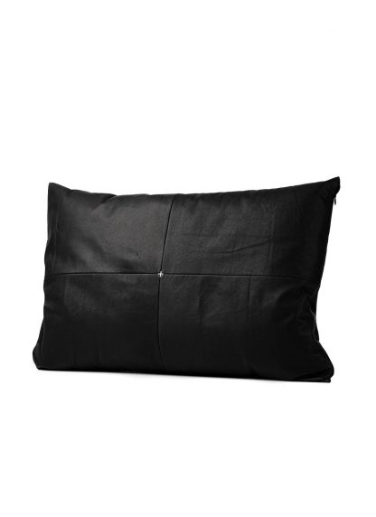 M.A Maurizio Amadei exclusive pillow case cases 40x80 kissen bezug kissenbezuge made in italy soft calf leather black hide m 2