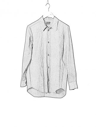 PROPOSITION CLOTHING Men Button Down Shirt Herren Hemd CL 0132 overdyed cotton black hide m 1