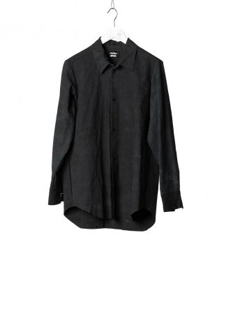 PROPOSITION CLOTHING Men Button Down Shirt Herren Hemd CL 0132 overdyed cotton black hide m 2