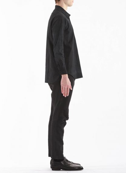 PROPOSITION CLOTHING Men Button Down Shirt Herren Hemd CL 0132 overdyed cotton black hide m 7