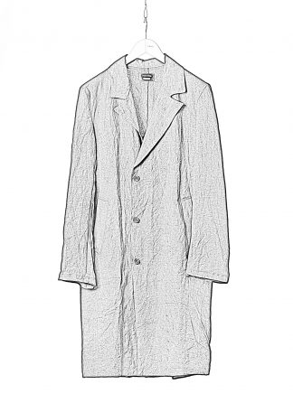 PROPOSITION CLOTHING Men Shop Coat Jacket Herren Mantel CL 0127 antique linen black hide m 1