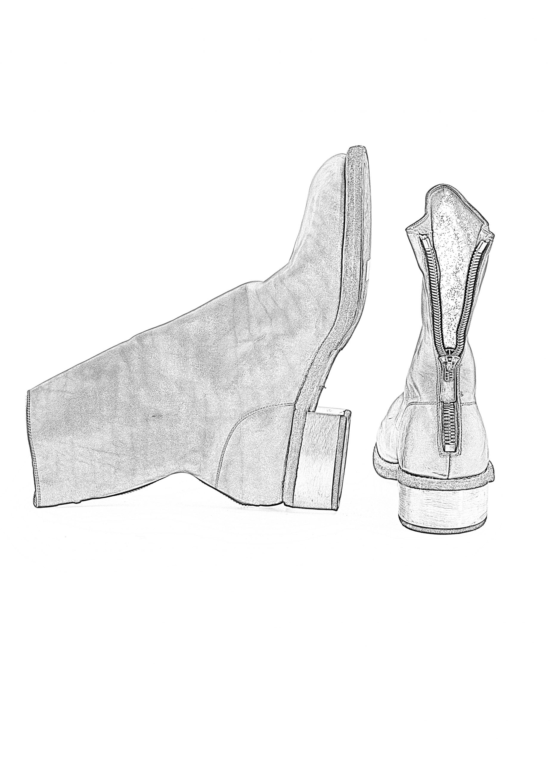 GUIDI 788ZI men back zip mid boot metal heel herren stiefel schuh shoe horse leather black hide m 2