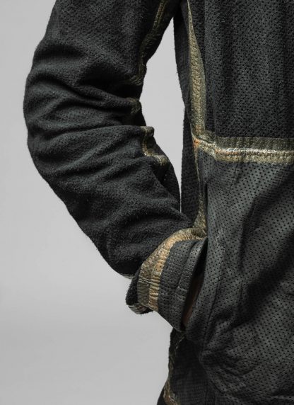 hide-m | BORIS BIDJAN SABERI Jacket J1 ST, black horse perforated