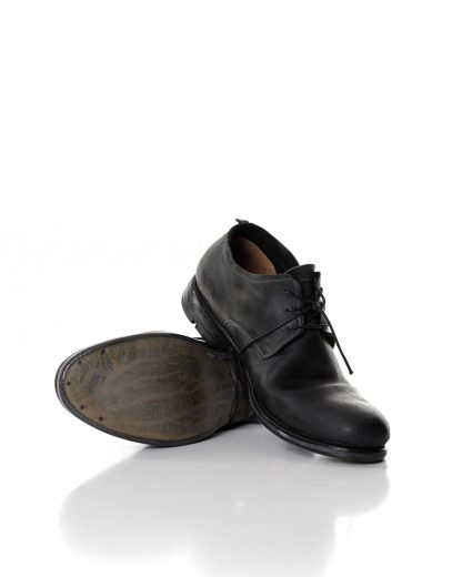 LAYER 0 Men Classic Derby Shoe 1.5 h7 gy goodyear 23 05 Herren Schuh shell horse cordovan r leather g.grey black hide m 6