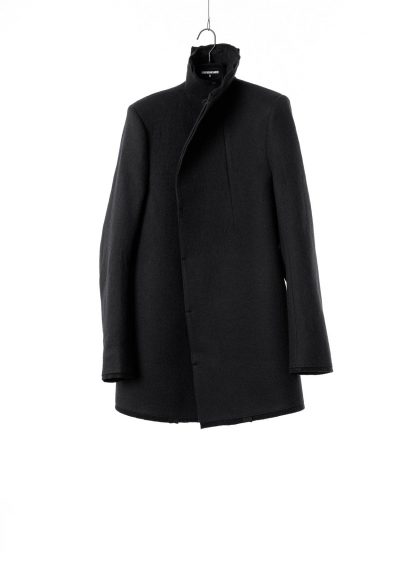 BORIS BIDJAN SABERI men jacket COAT SHORT F0508M herren jacke mantel cotton wool cashmere black hide m 2