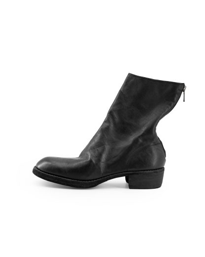 GUIDI 788Z Back Zip Mid Boot men shoe herren schuh stiefel horse leather black hide m 1