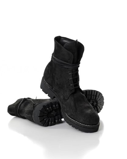 hide-m | GUIDI 795V Lace Up Boot W/Vibram Sole, black cordovan