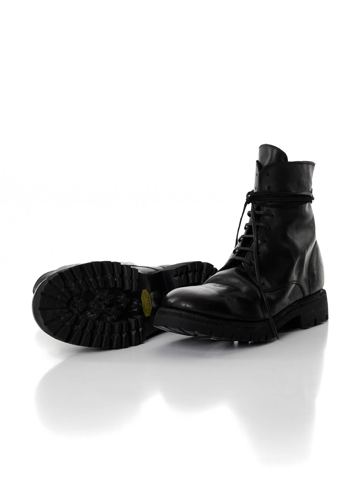 Verwaand Patriottisch omvatten hide-m | GUIDI 795V Lace Up Boot With Vibram Sole, black horse leather