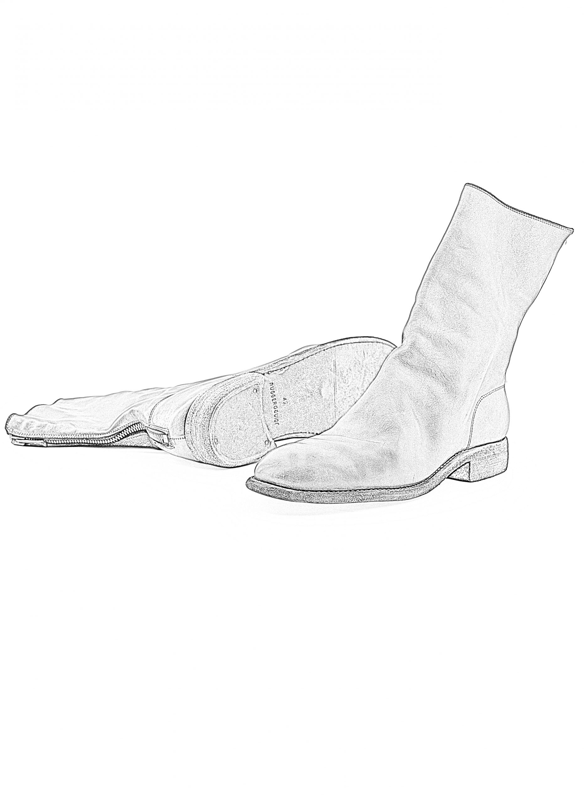 GUIDI 988 Classic Back Front Zip Boot men shoe herren schuh stiefel horse leather black hide m 2