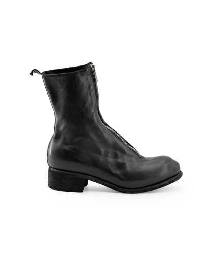 GUIDI PL2 Men Mid Front Zip Boot Herren Stiefel Shoe Schuh horse full grain leather black hide m 1