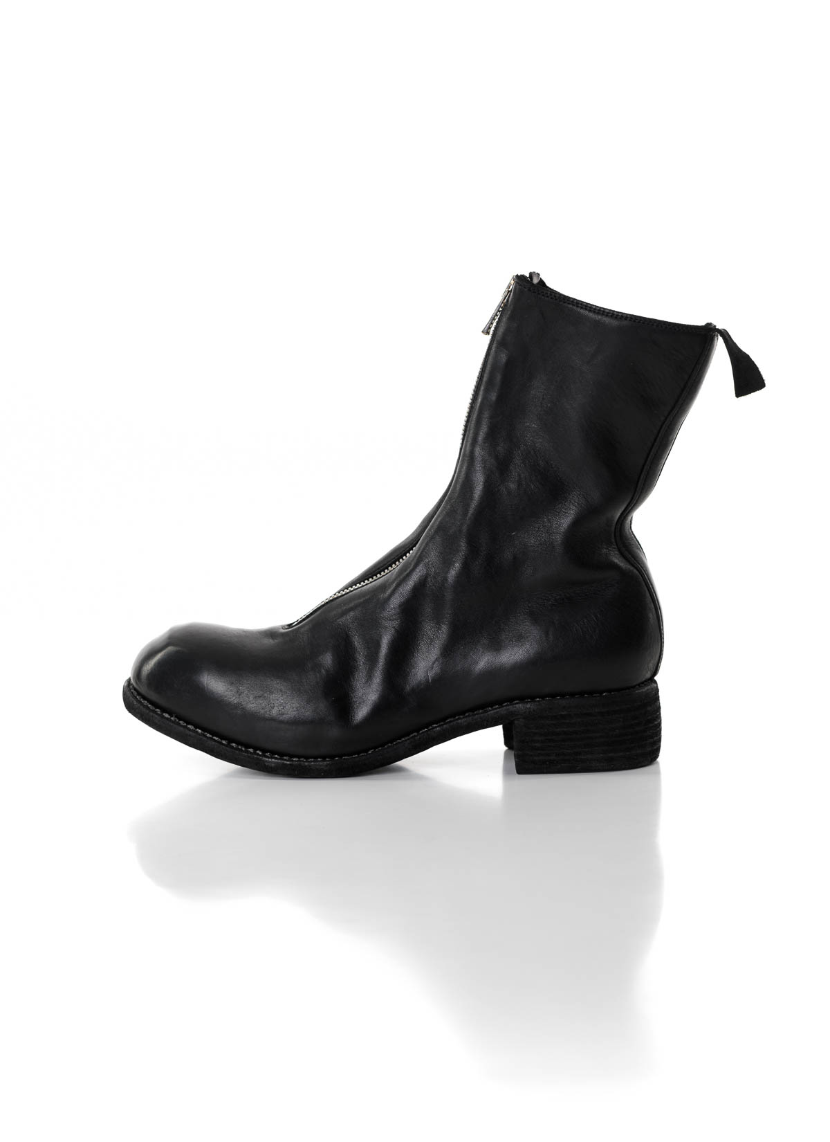 front zip boots mens