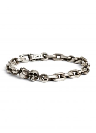 WERKSTATT MUNCHEN M2597 Bracelet Two Skulls Armband Jewellery Jewelry Schmuck 925 Sterling Silver hide m 11