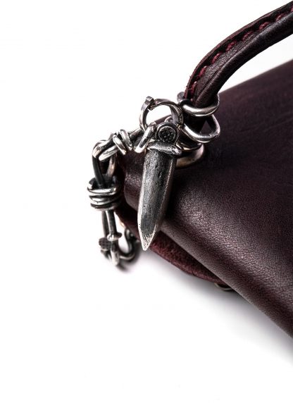 GUIDI GD01 Small Shoulder Envelope Bag Tasche calf leather CV23T burgundy hide m 4