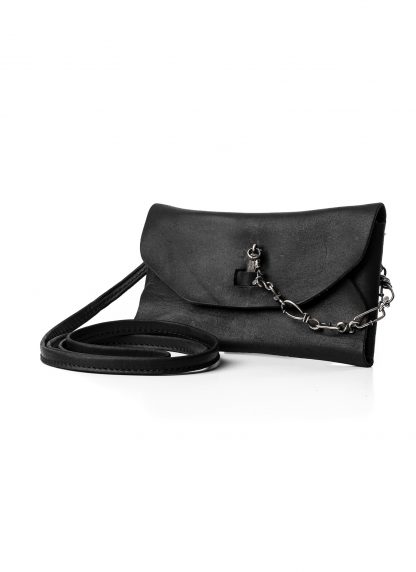 GUIDI GD01 Small Shoulder Envelope Bag Tasche calf leather black hide m 3